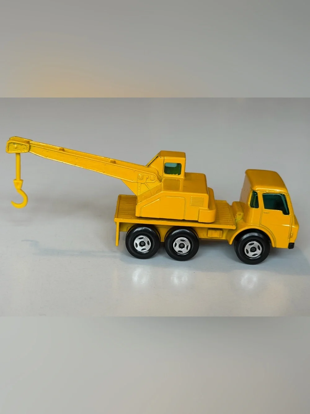 Vintage Matchbox Superfast No 63 Dodge Crane Truck Yellow Lesney England